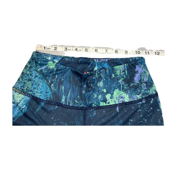 Fila Capri Leggings Women's XS Multicolor Tie Dye Stretch Athletic Pull-On - Picture 6 of 6
